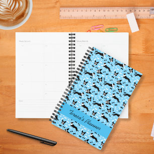 Boston Terriers Cute Fun Calendar Planner