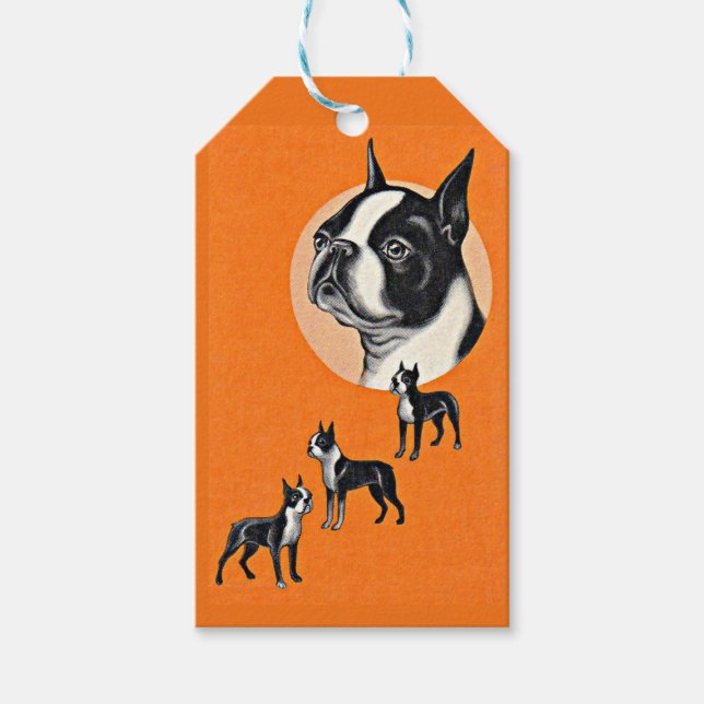 Boston terriers gift tags (Front)