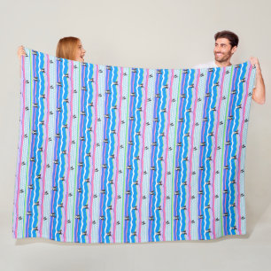 Boston Terriers KiniArt Fleece Blanket