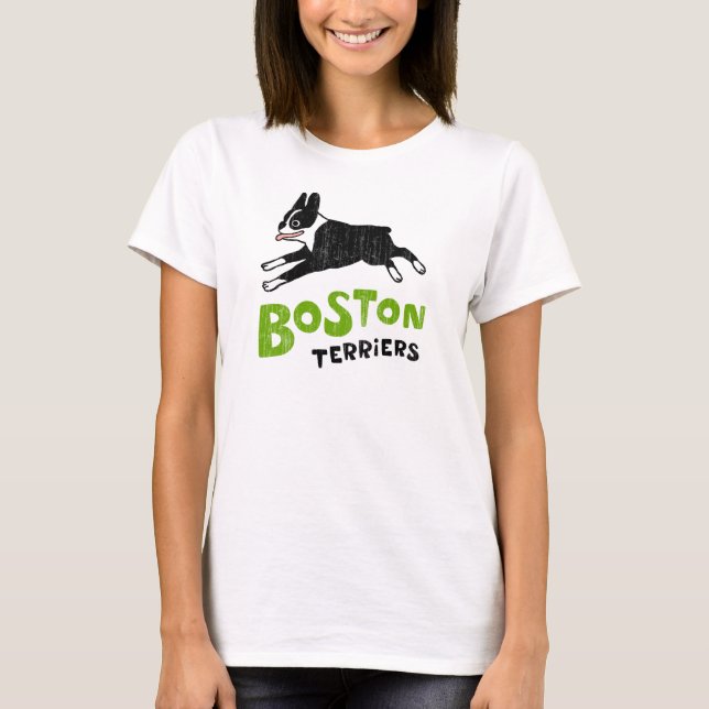 Boston Terriers T-Shirt (Front)