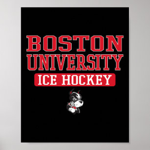 Boston Terriers Vintage Team Ice Hockey - Neutral  Poster