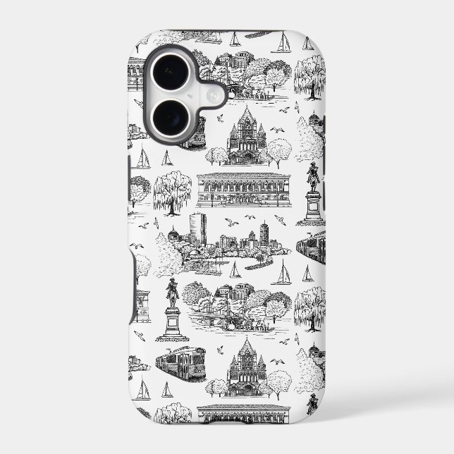 Boston Toile (Anniversary Ed.) Black/White (Back)