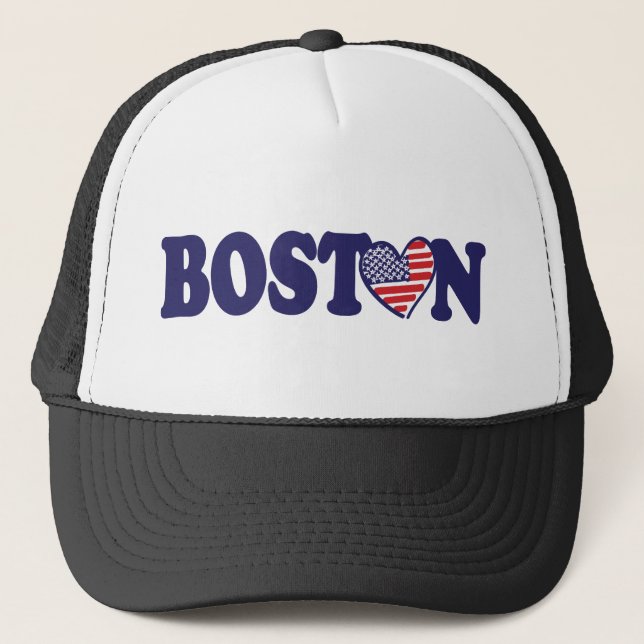 Boston USA Trucker Hat (Front)