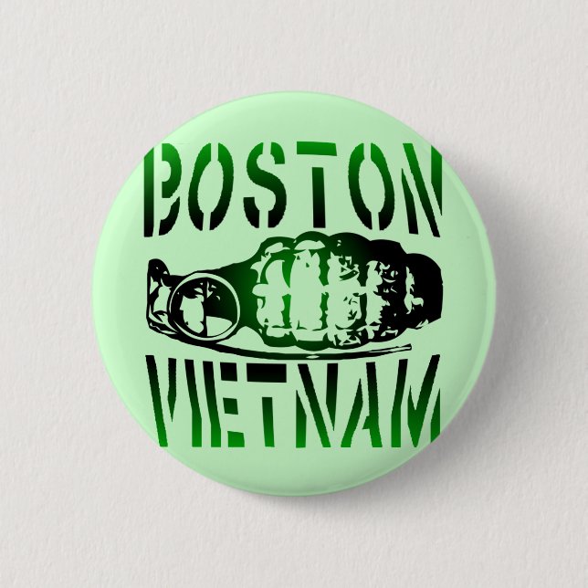 Boston Vietnam 2 Inch Round Button (Front)