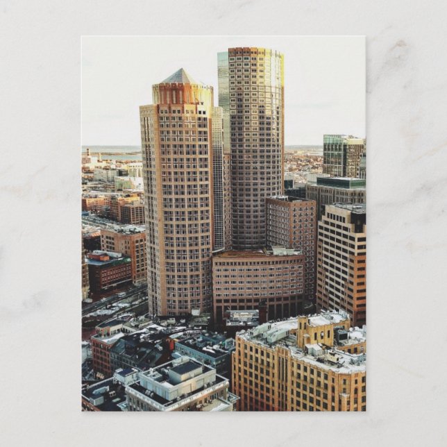 Boston view postcard (Front)