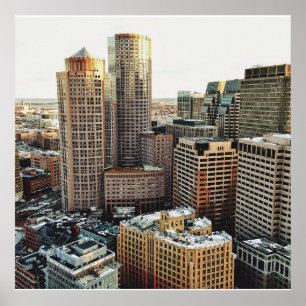 Boston view poster