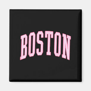 Boston Vintage Preppy Varsity Nk Srts  Magnet