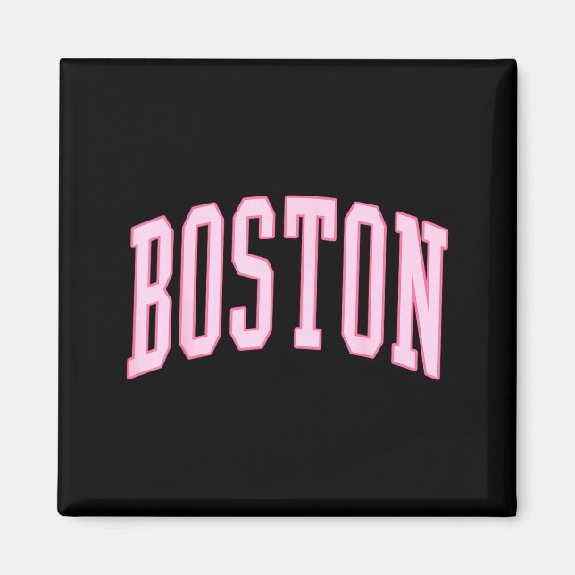 Boston Vintage Preppy Varsity Nk Srts  Magnet (Front)