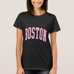 Boston Vintage Preppy Varsity Nk Srts T-Shirt