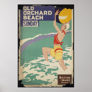 Boston Vintage Travel Poster Ad Retro Prints