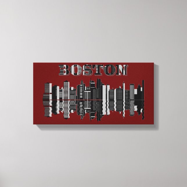 Boston Wall Art Canvas (Front)
