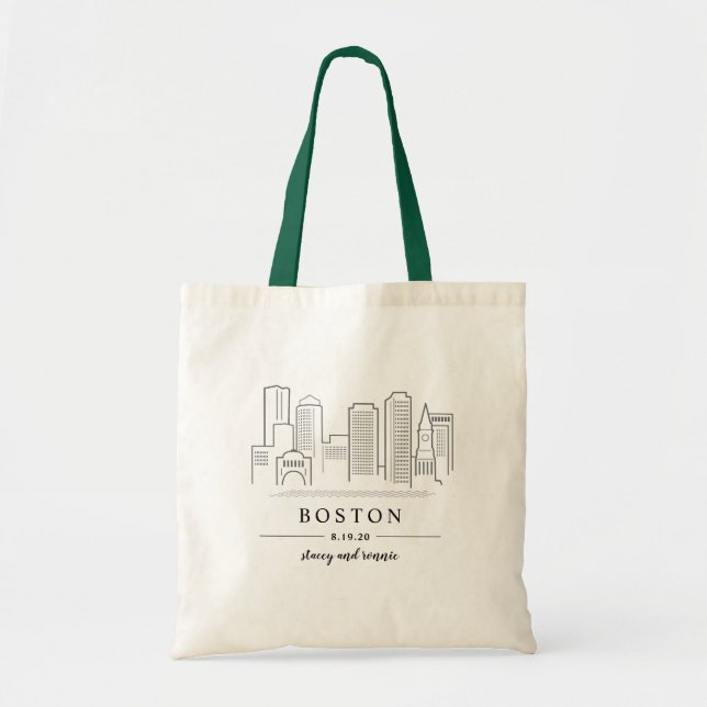 Boston Wedding Welcome Bag (Front)
