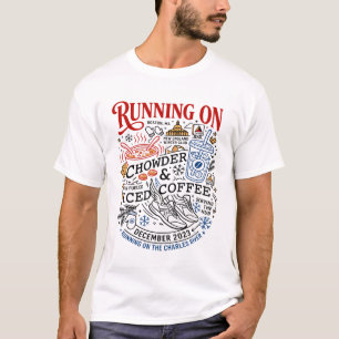 Boston Winter Running Chowder and Iced Coffee T-Shirt