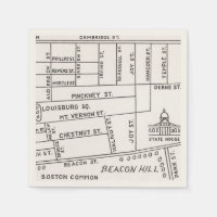 Boston's Beacon Hill Map