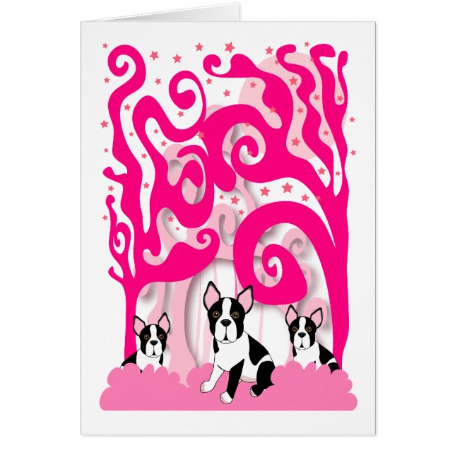 Bostons in the Pink (Front)