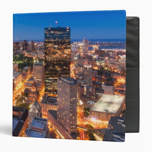 Boston's skyline at dusk binder (Front/Inside)