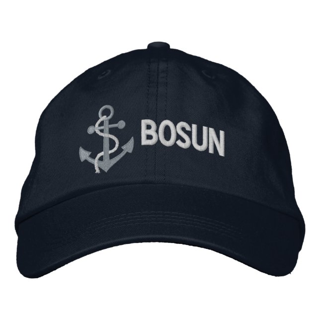 BOSUN Yacht Embroidered Cap (Front)