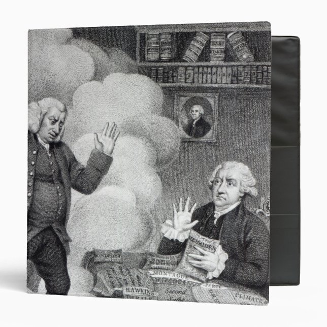 Boswell and the Ghost of Samuel Johnson Binder (Front/Inside)