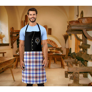 Boswell Clan Badge & Tartan Kilt Apron