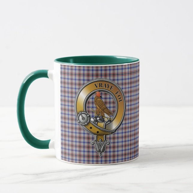 Boswell Tartan & Badge Mug (Left)