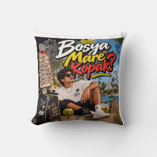 Bosya Mare Kopak? – Goa Still Hits Different Throw Pillow