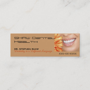 bot marketing, SHAW Dental Heal... Mini Business Card