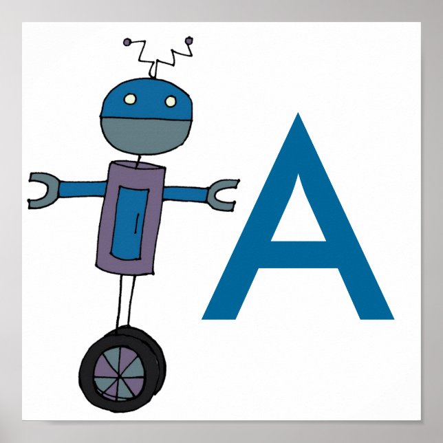 Bot on Wheels Poster (Front)