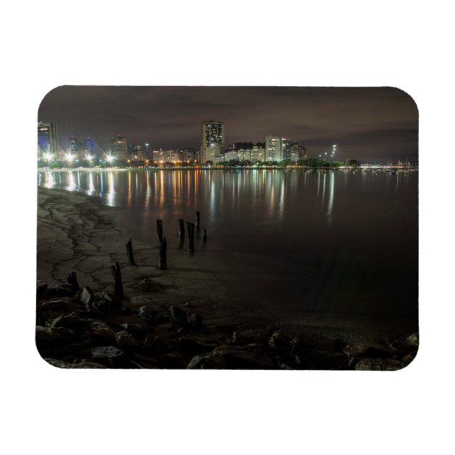Botafogo Bay Night Magnet (Horizontal)