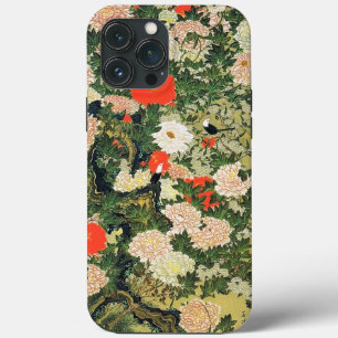 Botan Shoukinzu Colourful Floral Flowers Pattern iPhone 13 Pro Max Case