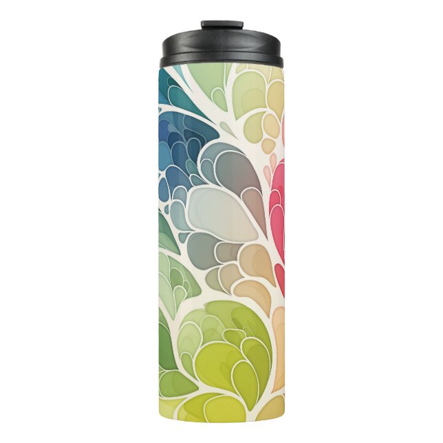 Botanic Bloom Thermal Tumbler (Front)
