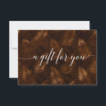 BOTANIC BUSINESS CERTIFICATE<br><div class="desc">Immerse your clients in the soothing allure of nature with this elegant botanical-themed editable gift certificate. Featuring a brown background adorned with detailed fern leaves, this design radiates tranquillity and sophistication—perfect for businesses in the wellness, beauty, or spa industries. Its versatile style complements services such as massage therapy, skincare treatments,...</div>