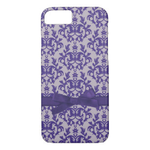Botanic damask purple grey iPhone 8/7 case