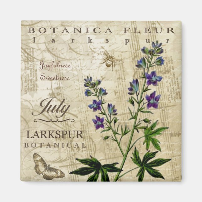 Botanica July Magnet (Front)
