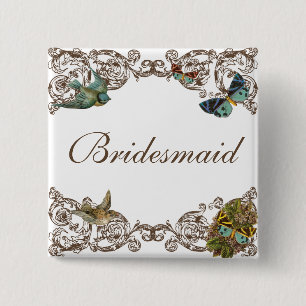 Botanica Wedding Ensemble - Bridesmaid Pin