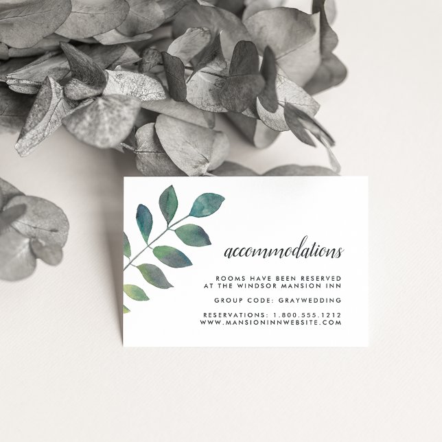 Botanica Wedding Hotel Accommodation Cards (Creator Uploaded)