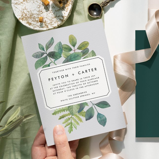Botanica Wedding Invitation (Creator Uploaded)