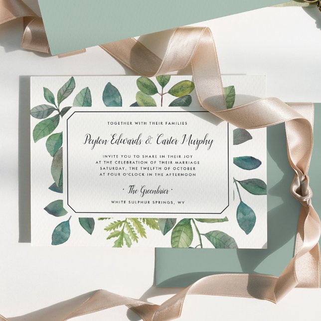 Botanica Wedding Invitation (Creator Uploaded)