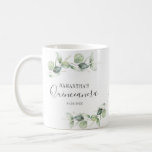 Botanical 15th Birthday Eucalyptus Quinceanera Coffee Mug<br><div class="desc">TIP: Matching items available in this collection. Our botanical eucalyptus birthday collection features watercolor foliage and modern typography in dark grey text. Use the "Customize it" button to further re-arrange and format the style and placement of text. Could easily be repurpose for other special events like anniversaries, baby shower, birthday...</div>