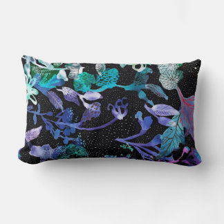 Botanical Abstract Lumbar Pillow