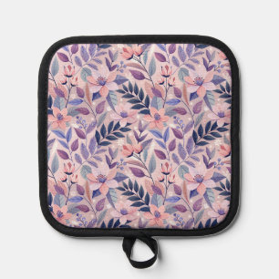 Botanical AI Floral Pot Holder for Modern Kitchens