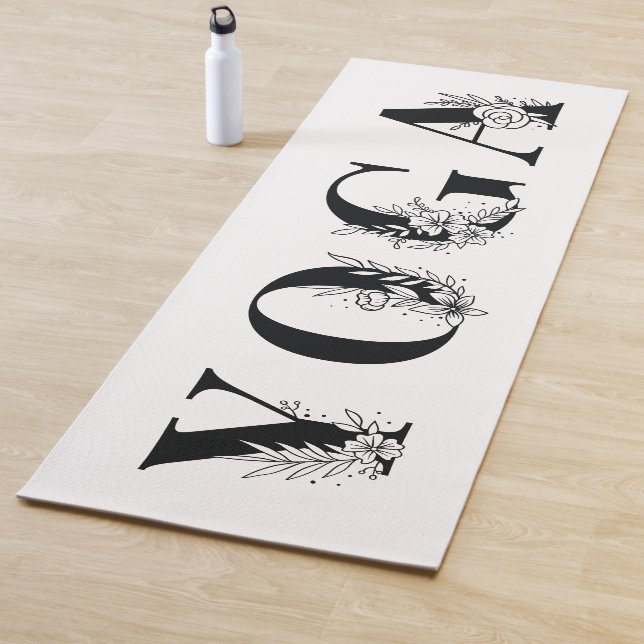 Botanical Alphabet Yoga Mat (In Situ)