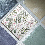 Botanical and Butterfly Decorative Tile<br><div class="desc">These beautiful botanical and butterfly designed tiles will make a gorgeous accent piece to any home.  Buy one or buy many and mix them in with your other planned tiling efforts to really add some color and upgrade your decorating.  Available in two sizes.</div>