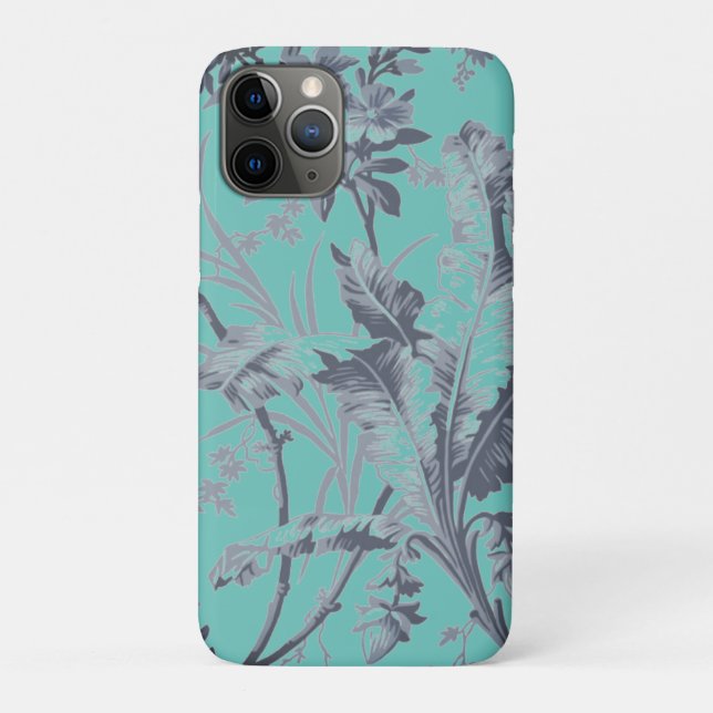 Botanical Aqua Chinoiserie  Case-Mate iPhone Case (Back)