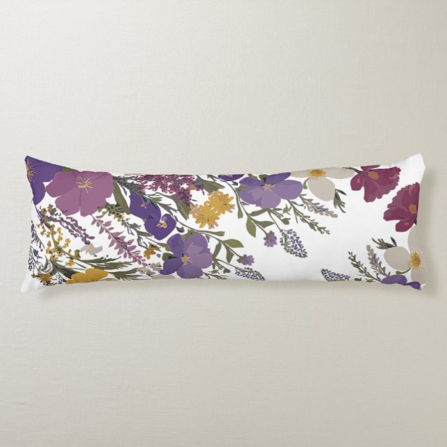 Botanical Art  Body Pillow (Front)