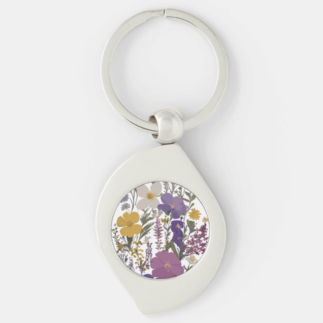 Botanical Art  Keychain (Front)