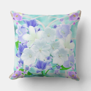 Botanical Art Print Throw Pillow