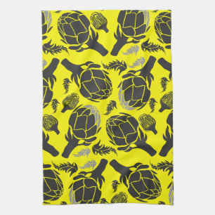 Botanical Artichoke Art Home Decor Kitchen Towel