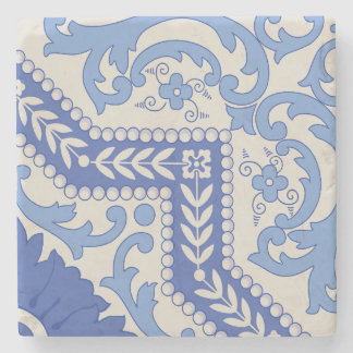 Botanical Beaded Frame Stone Coaster