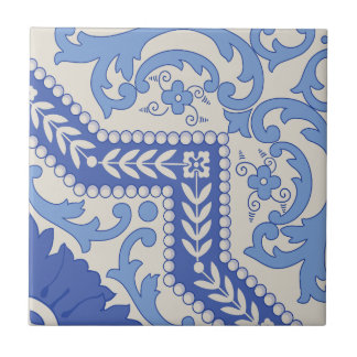 Botanical Beaded Frame Tile