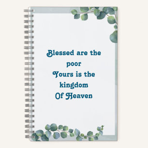 Botanical Beatitudes Notebook